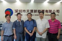 云南科協、太陽能協會來天源新能源考察